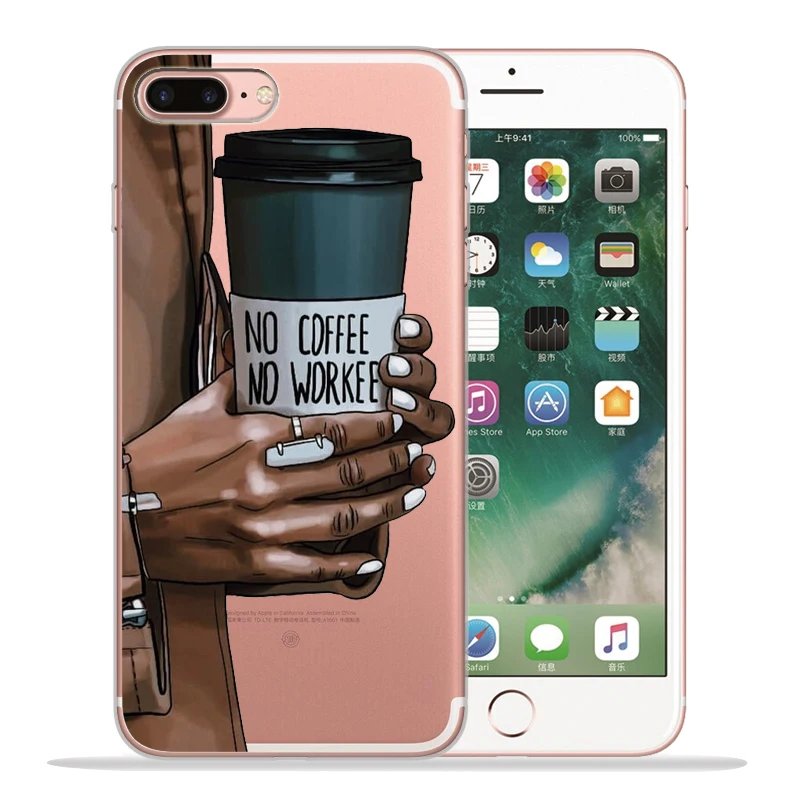 Чехол для iphone 8 модный прозрачный чехол для девушек и женщин для iphone 7 X XS Max XR 6 7 8 Plus 5S Новое поступление чехол Etui - Цвет: 15