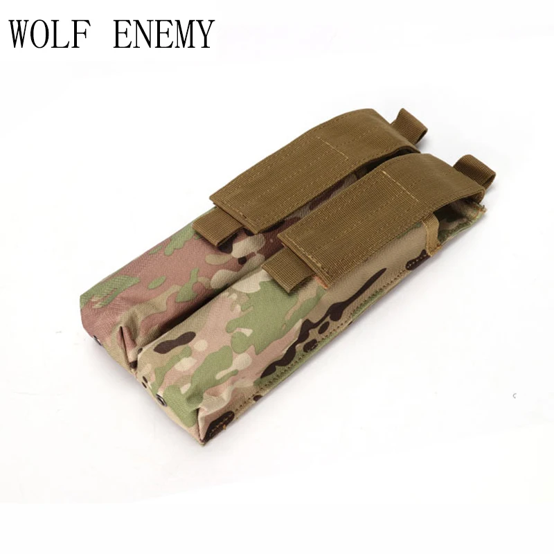 

Hot Sale Combat P90 Airsoft Molle Double Tactical Military UMP Magazine Pouch Outdoor Tactical Bag