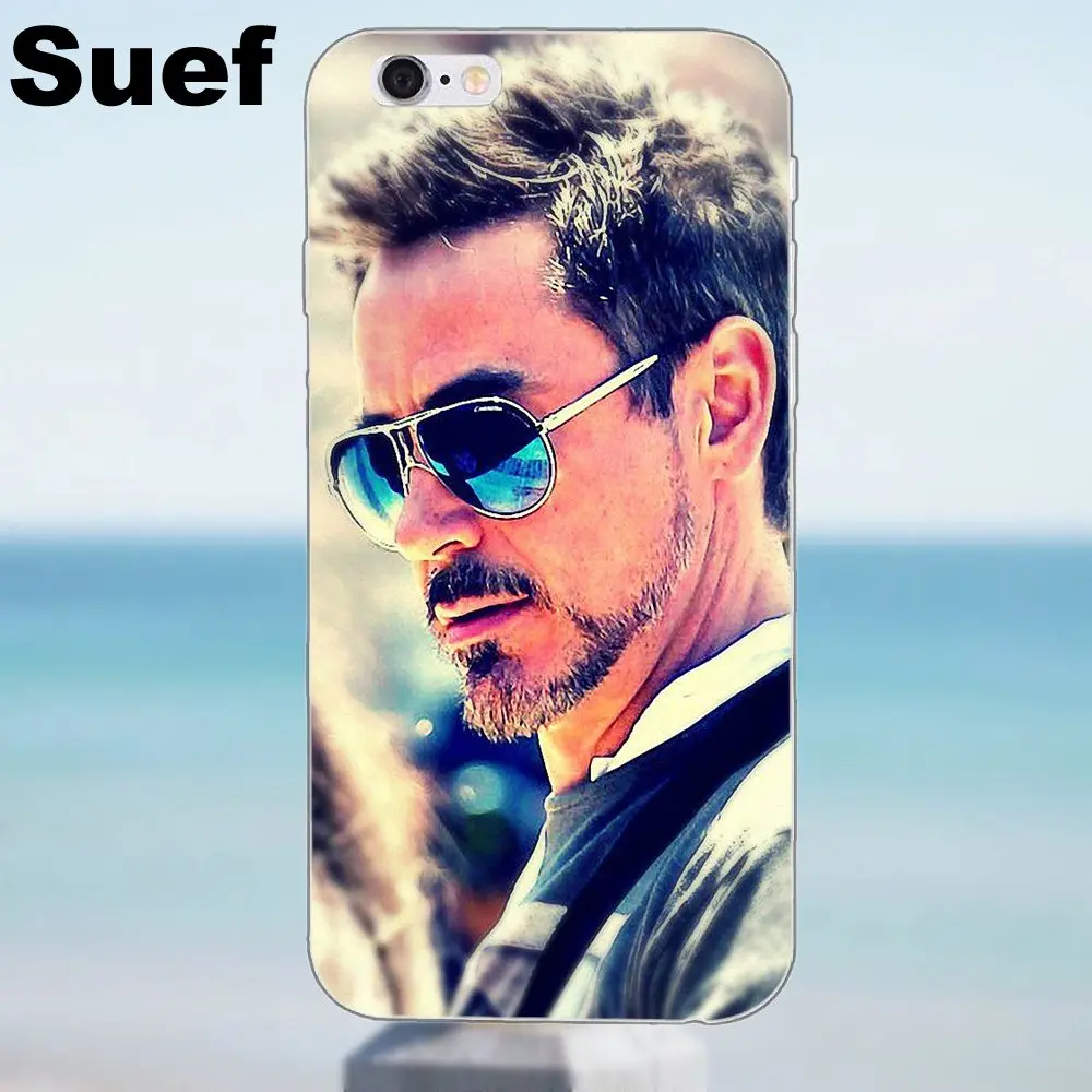 Super Iron Man Robot Downey Jr для iPhone X 4 4S 5 5S 5C SE 6 6S 7 8 Plus Samsung Galaxy A3 A5 J1 J3 J5 J7 2016 2017 TPU Mobile|robert downey