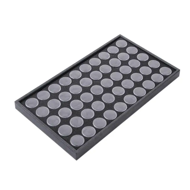 25-50slots Empty Nail Manicure Storage Box Case Holder Nail Art Tips Jewelry Powder Rhinestones Gems Sticks Container Nail Tools photo