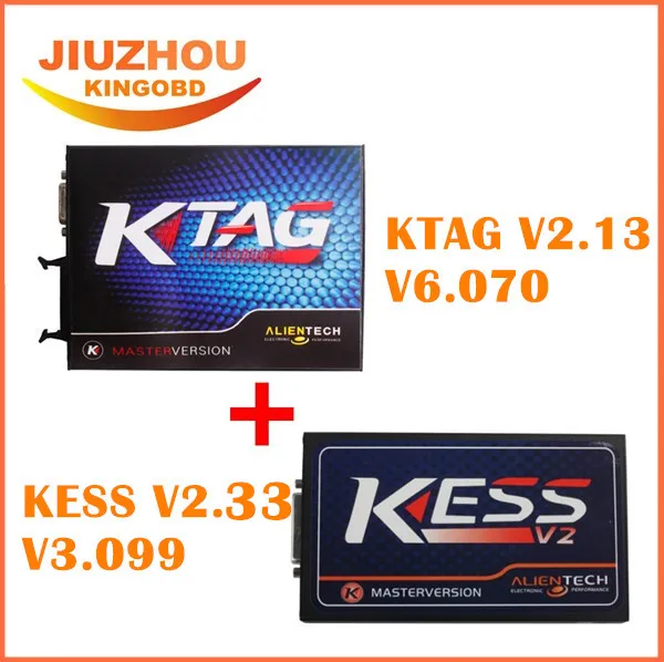 Полный набор V3.099 KESS V2 OBD2 менеджер Тюнинг V2.33 + V6.070 K-tag ECU программирующий