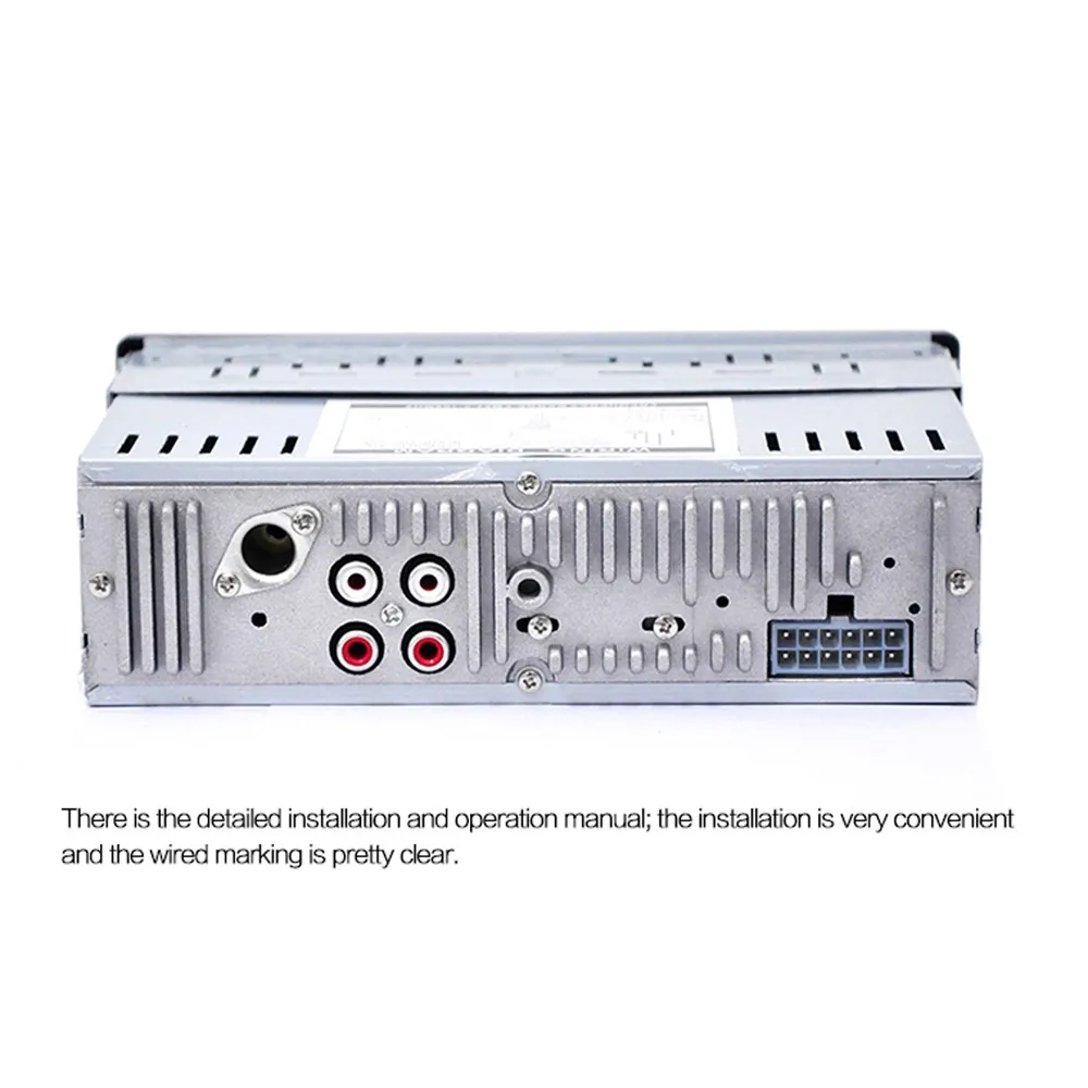 Estéreo do Carro Usb com Controle Bluetooth Áudio Mp3 Player 60 w * 4 fm Rádio Entrada Aux Receptor Carro Handsfree sd Remoto dc 12 v 21 Conjuntos de alto-falantes