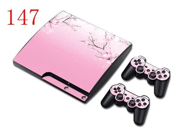 Best Offers Pink Flower Skin Sticker for Sony PS3 Slim For PlayStation 3 Slim Console and controller skins Stickers