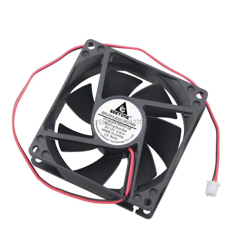 80mm ball 12v fan 5