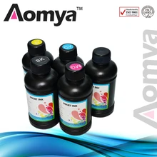 [250mlx6] Aomya чернила для ультрафиолетовой печати светящиеся в ультрафиолетовом свете чернила для Epson UV планшетный принтер для стекла дерева металлический чехол для телефона из ПВХ(BK/C/M/Y/2 белый
