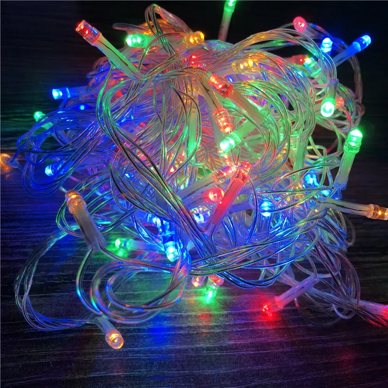 20 m 200 LEDs 110 V 220 V led luz de la secuencia de colores holiday iluminación led Navidad/boda/fiesta luces led decoracion luces lustre