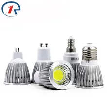ZjRight AC85-265V GU10 GU5.3 E27 E14 Светодиодный прожектор 3W 5 Вт 7 Вт 9 Вт COB процесс холодный белый Светодиодный светильник для домашнего офиса