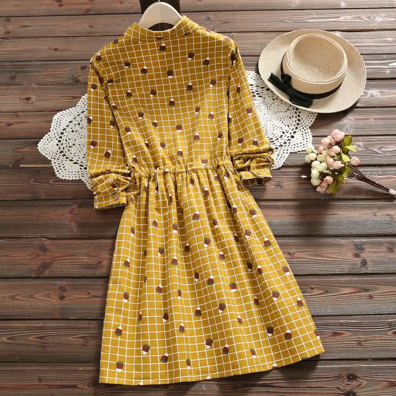 Cute Yellow Vintage Dress