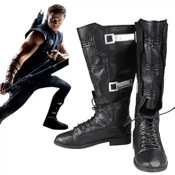 

Marvel's The Avengers Hawkeye Cosplay Costume Boots Hawkeye Shoes Costume Cosplay Props Accessories Adult Men Custom Made