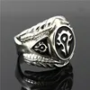 Mens Boys 316L Stainless Steel Cool Punk Gothic World of Warcraft WOW Alliance Ring Game ► Photo 3/4