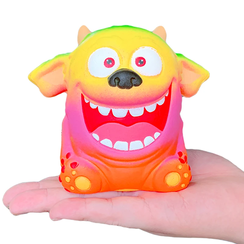 

New Jumbo Colorful Monster Squishy Slow Rising Simulation Soft Squeeze Toy Creative Cream Scented Fun for Children Xmas Gift Toy