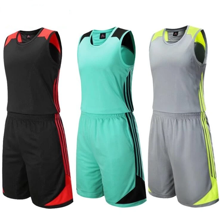 

New High quality Men Basketball Set Uniforms kits Sports clothes Kids basketball jerseys college tracksuits DIY Customized