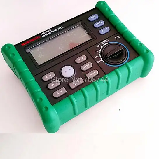 Портативный тестер изоляции MS5205 высокоточный цифровой Megger MegOhm измеритель