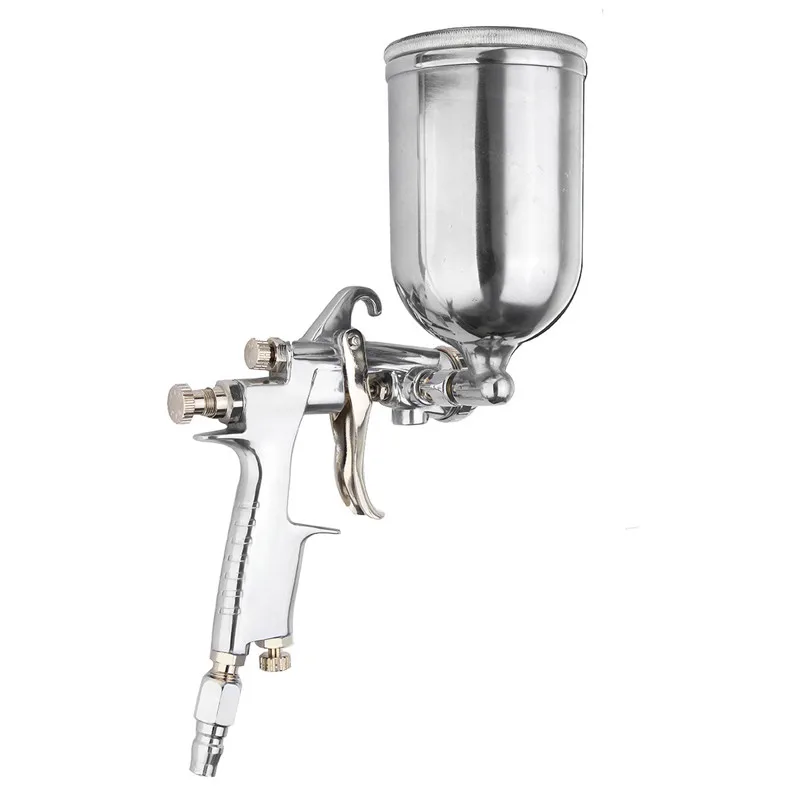 

400ml HVLP Paint Spray Gun For Paint & Decorating Power Tools, 1.0MM / 1.3MM / 1.5MM/ 1.8MM Stainless Steel Nozzle High Quality