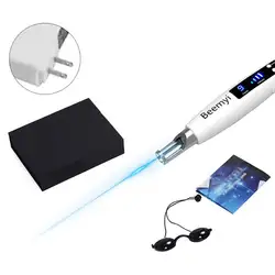 Лазерный светодиодный Picosecond Ручка инструмент для удаления пятен красные, синие свет терапии бровей Тату шрам моль веснушки удаления кожи