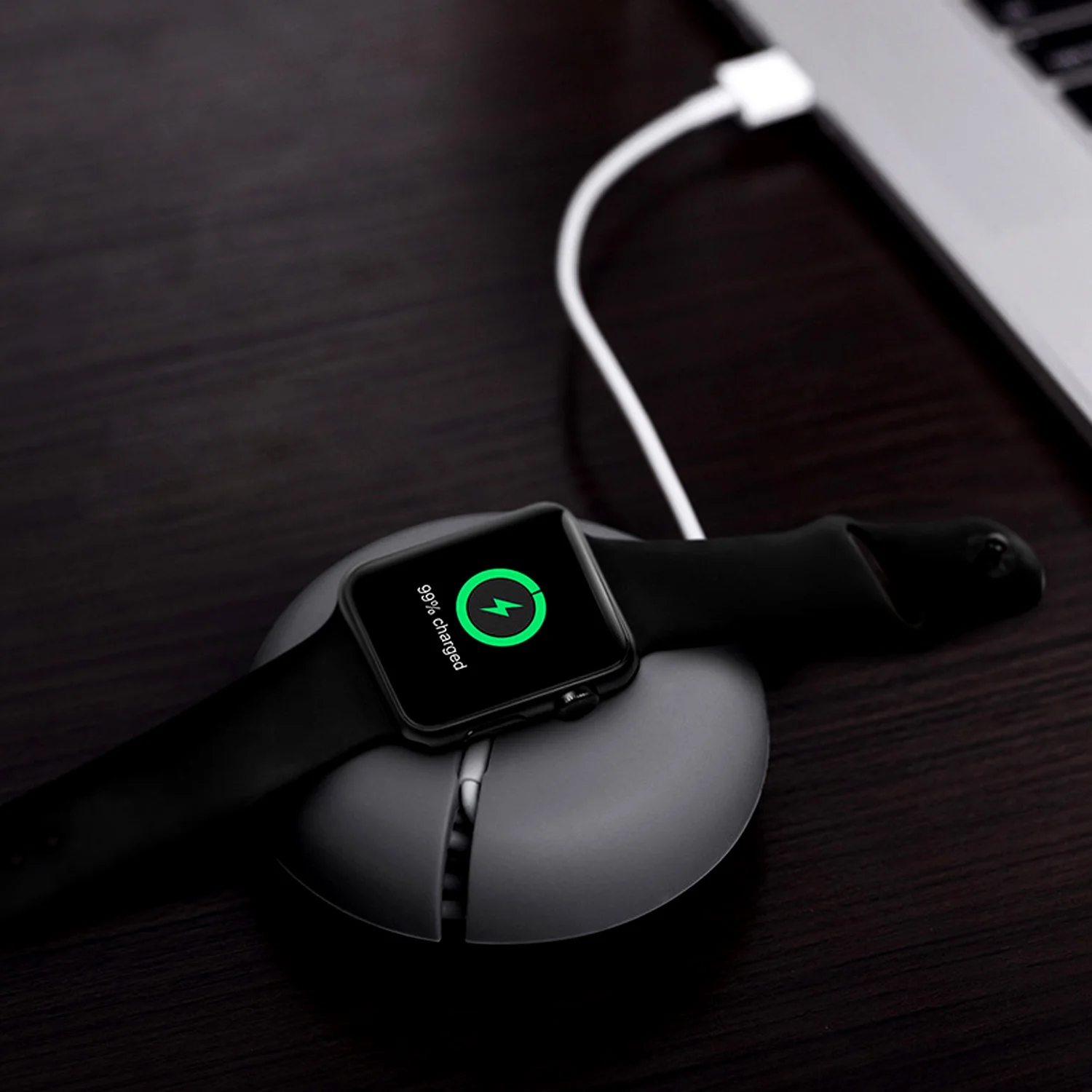 Держатель зарядного устройства Besegad для Apple Watch силиконовая док станция iWatch Series 1 2