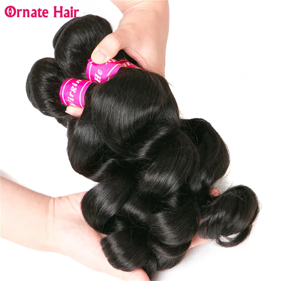 Orante Brazilian Loose Wave Bundles 100% Human Hair Bundles 8-26inch Non Remy Hair Weave Extension Can Buy 3 Or 4 Bundles