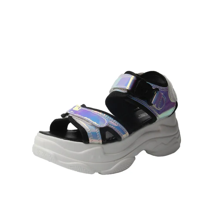 

Sexy Open-toed Women Sport Sandals Wedge Hollow Out Women Sandals Outdoor Cool Platform Shoes Women Beach Summer Shoes 2019 New