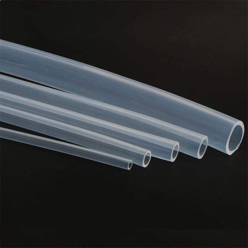 

12x16 13x18 14x18 15x20 16x21 mm Transparent Silicone Tube trumpet Food Grade Capillary Transparent Hose Fine Silicone Tube