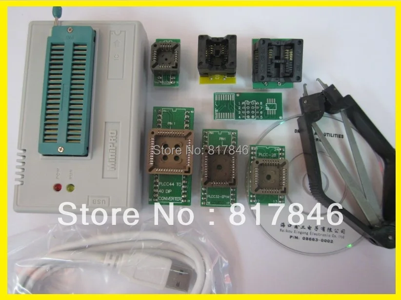 Free shipping XGECU V8.05 TL866II plus TL866A Nand Flash 24 93 25 mcu USB BIOS EEPROM PIC AVR Universal Programmer+8adapters Free shipping XGECU V8.05 TL866II plus TL866A Nand Flash 24 93 25 mcu USB BIOS EEPROM PIC AVR Universal Programmer+8adapters