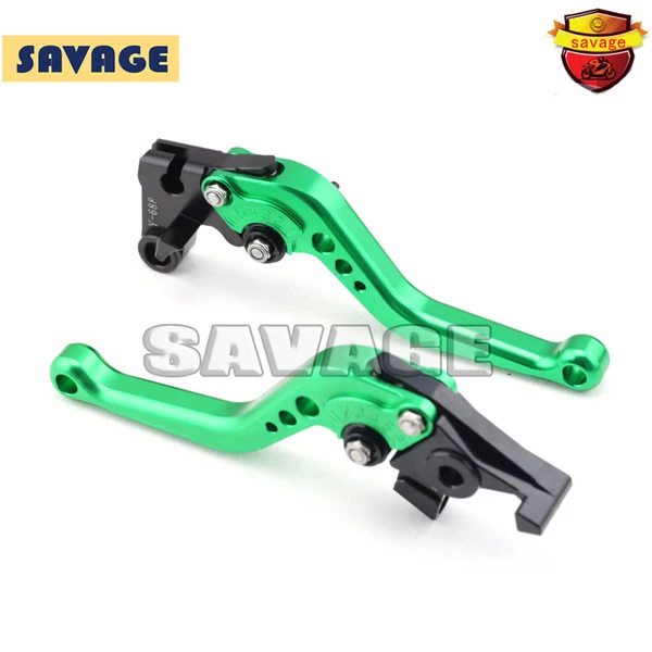 

For KAWASAKI ZZR 1100/1200 ZR-X 1100/1200 ZX7R ZX900 Motorcycle Accessories CNC Billet Aluminum Short Brake Clutch Levers Green