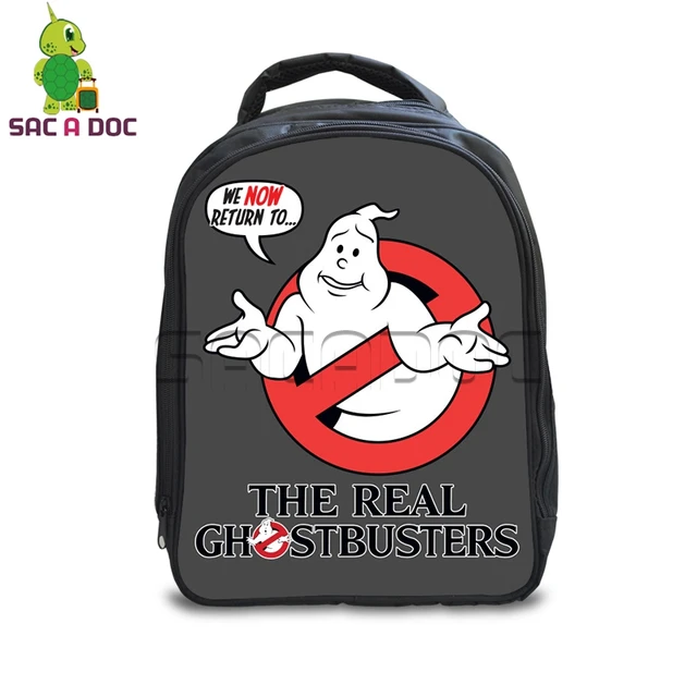 Funny The Real Ghostbusters Printing Backpack for Boys Girls School