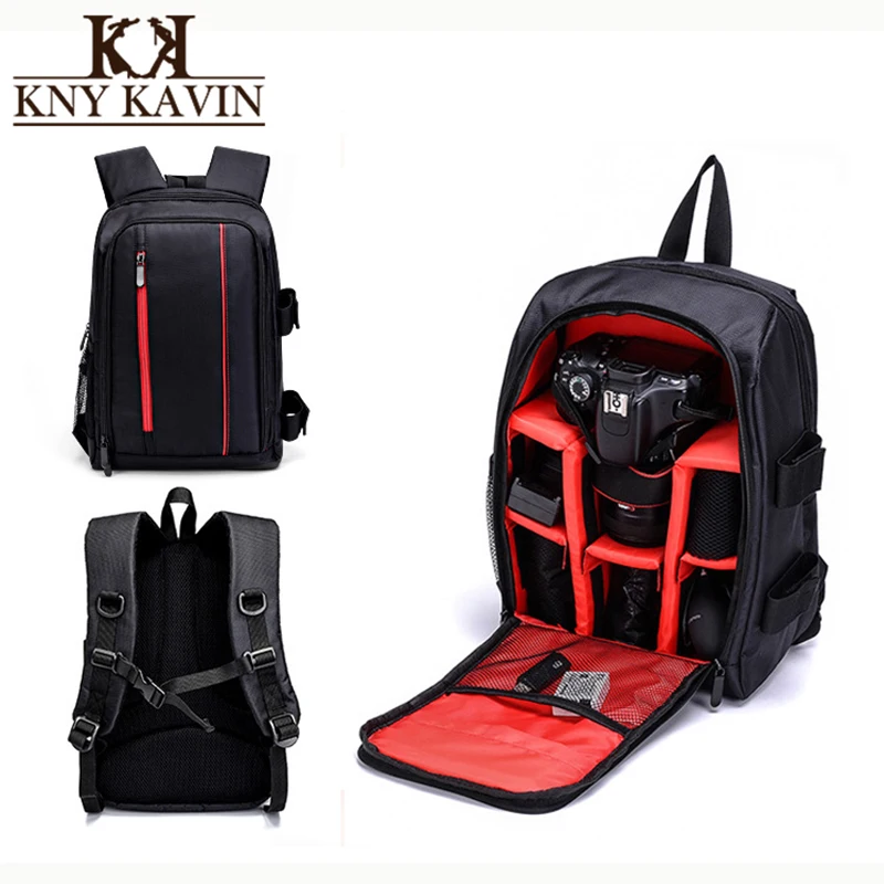 KNY KAVIN Waterproof DSLR Backpack Camera Video Bag Laptop Photography Bag for Nikon Canon Sony DSLR Camera Lens Accessories KNY KAVIN Waterproof DSLR Backpack Camera Video Bag Laptop Photography Bag for Nikon Canon Sony DSLR Camera Lens Accessories