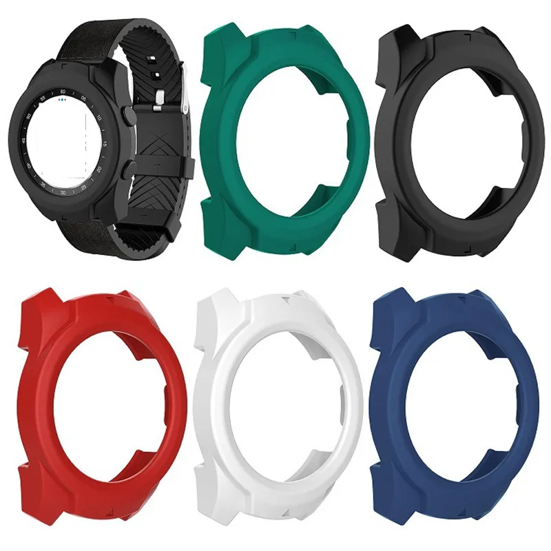 Protective Case for TicWatch Pro Smart Watch Anti-Scratch Bumper Cover Ultra-Light Multi-Colors 11.8 (10)