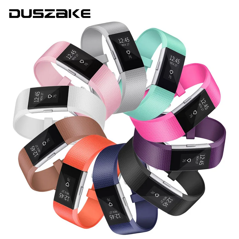 

DUSZAKE R01 Strap Accessories For Fitbit Charge 2 Band Replacement Band For Fitbit Charge 2 Band Wristband For Fitbit Charge 2