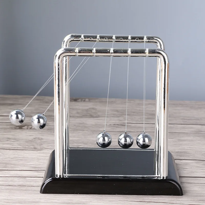 Newton Pendulum Mini Figurine Miniatures Newton Ball Steel Balance Ball Home Decoration Child Physics Science Education Ornament1