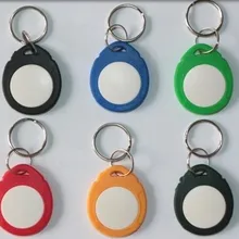 500 шт./лот 125 кГц близость ABS ключевые метки RFID брелоков для контроля доступа перезаписываемый отель T5577 чип
