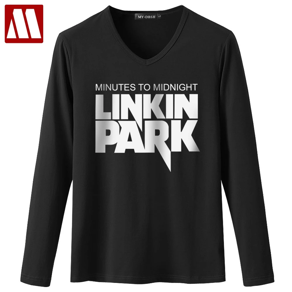 MYDBSH Band Linkin Park Mens Print T Shirts Fashion Rock Style Full
