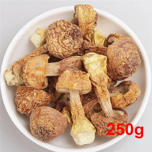 250 г/500 г сушеный гриб Agaricus Blazei органические желтые грибы - Цвет: 250g