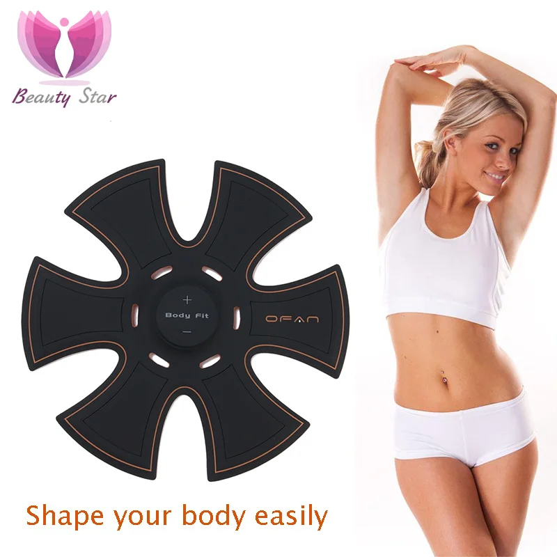 Smart Body Slimming Massager EMS Magnet Energy Micro-current Muscle Stimulate Burn Fat Fitness Abdominal Exerciser Training