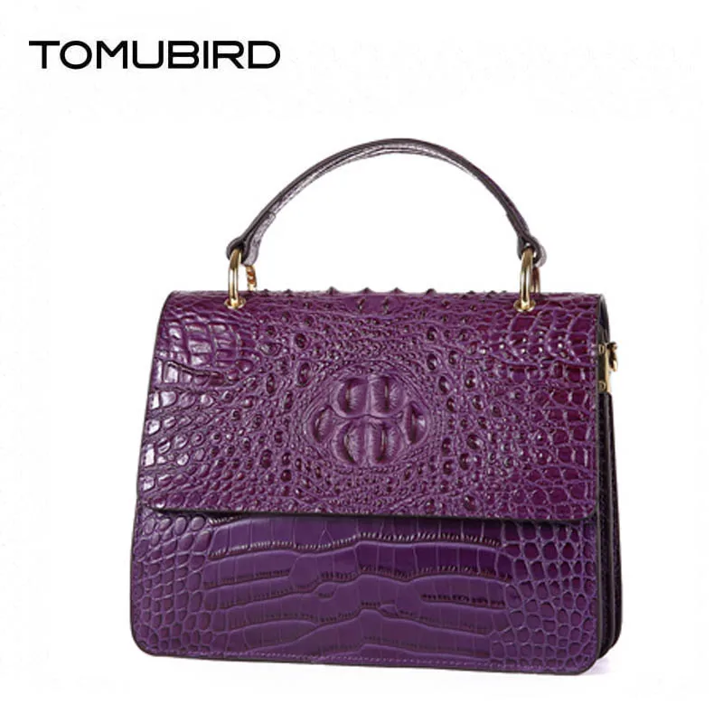 

2018 New superior cowhide women genuine Leather bags women Leather bags Crocodile pattern tote bags handbags women famous brands