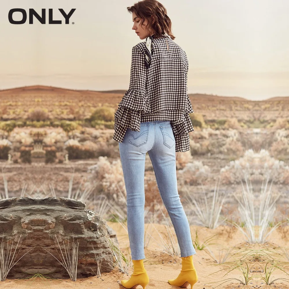 ONLY 2018 Autumn Low-waist slim jeans female 118149687 Jeans