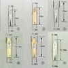 fountain pen tip nib hero pen picasso 20 26 31.5 mm  straight  curve nib two-color  FREE shipping ► Photo 1/6
