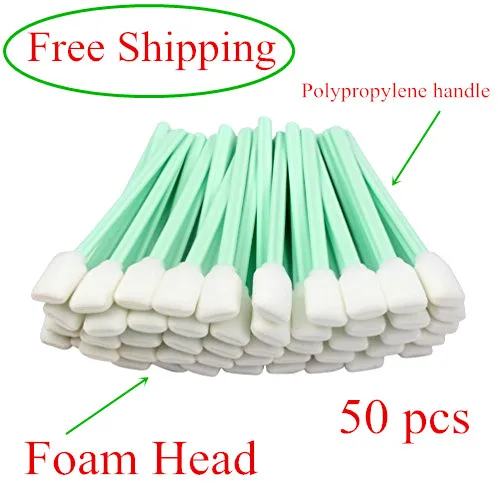 50 pcs Printhead cleaning swab kit for Epson DX2 DX4 DX5 DX6 DX7 DX10