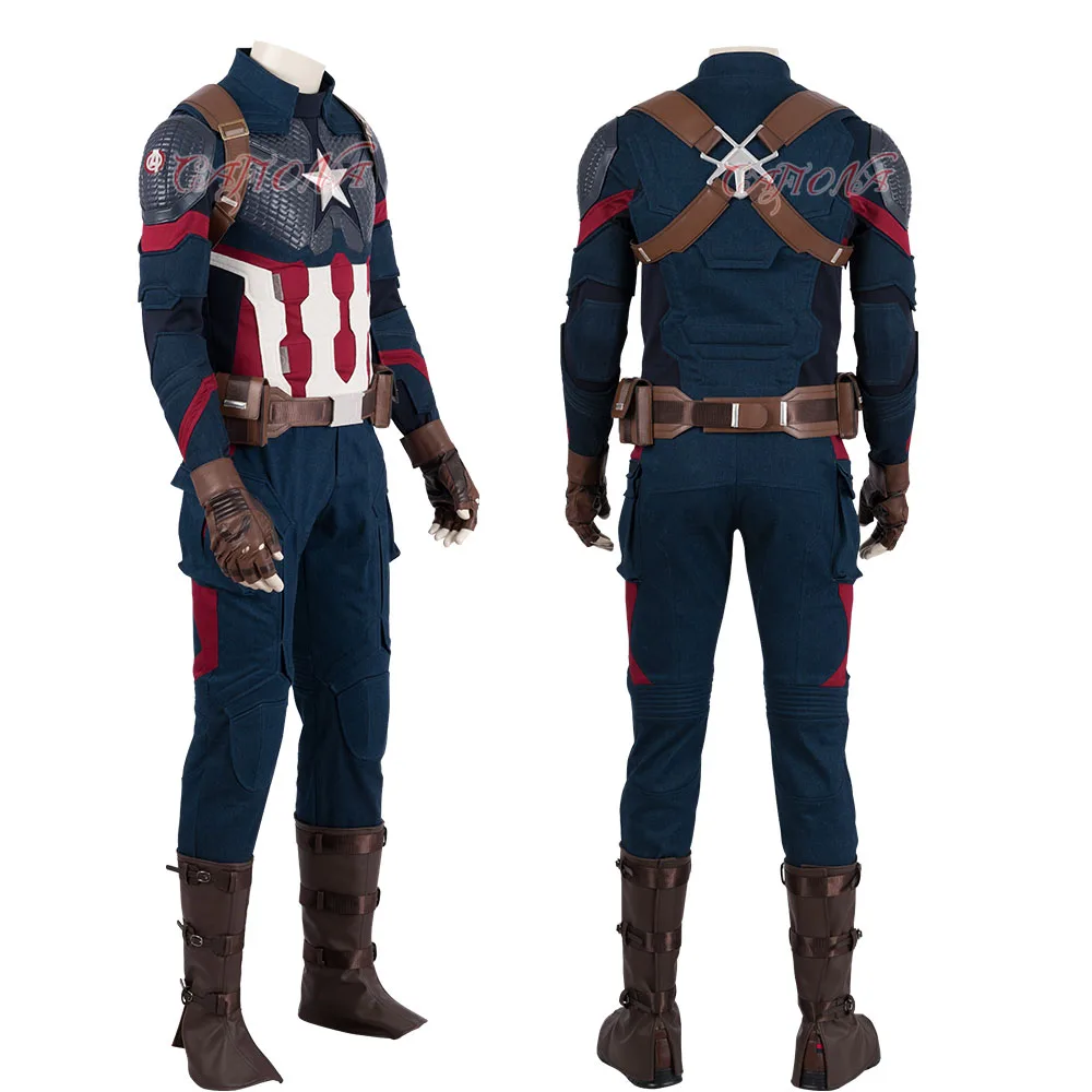 Avengers Endgame Captain America Cosplay Costume Cosplay Accessories Halloween Helmet Cool Man Super Hero Sets