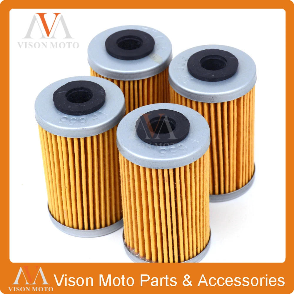 

4PCS Motorcycle Oil Filter Cleaner For HUSABERG FE250 FE390 FE450 FX450 FE501 FE570 FS570 FE 250 390 450 450 501 570 FX 450 FS