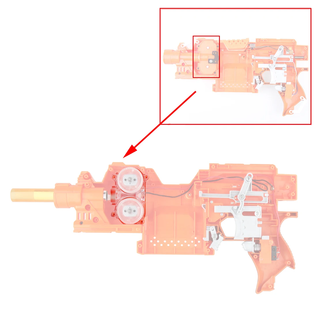 Рабочий 425/435 шт маховик клетка для Nerf Stryfe/Nerf Rapidstrike CS-18/меч-рыба/Доминатор/простой маховик+ диагональный маховик