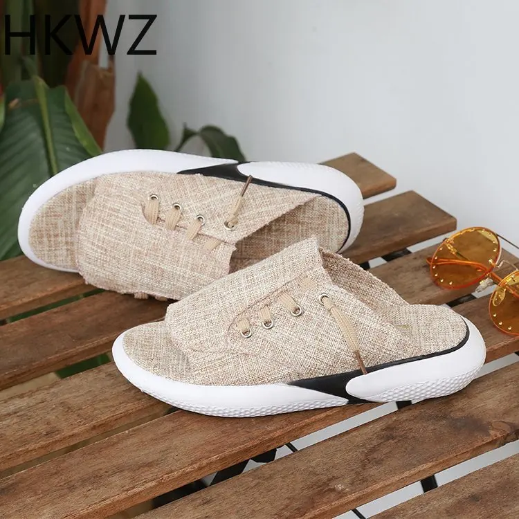 

Flat bottom slippers female 2019 new summer slippers outside wearing sandals female fairy wild Korean flat open toe drag