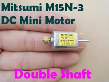 

10PCS Mitsumi M15N-3 Series 6.0~28.0V Micro Dc Motor With Gear And Double Shaft Used For Scanner Or DIY