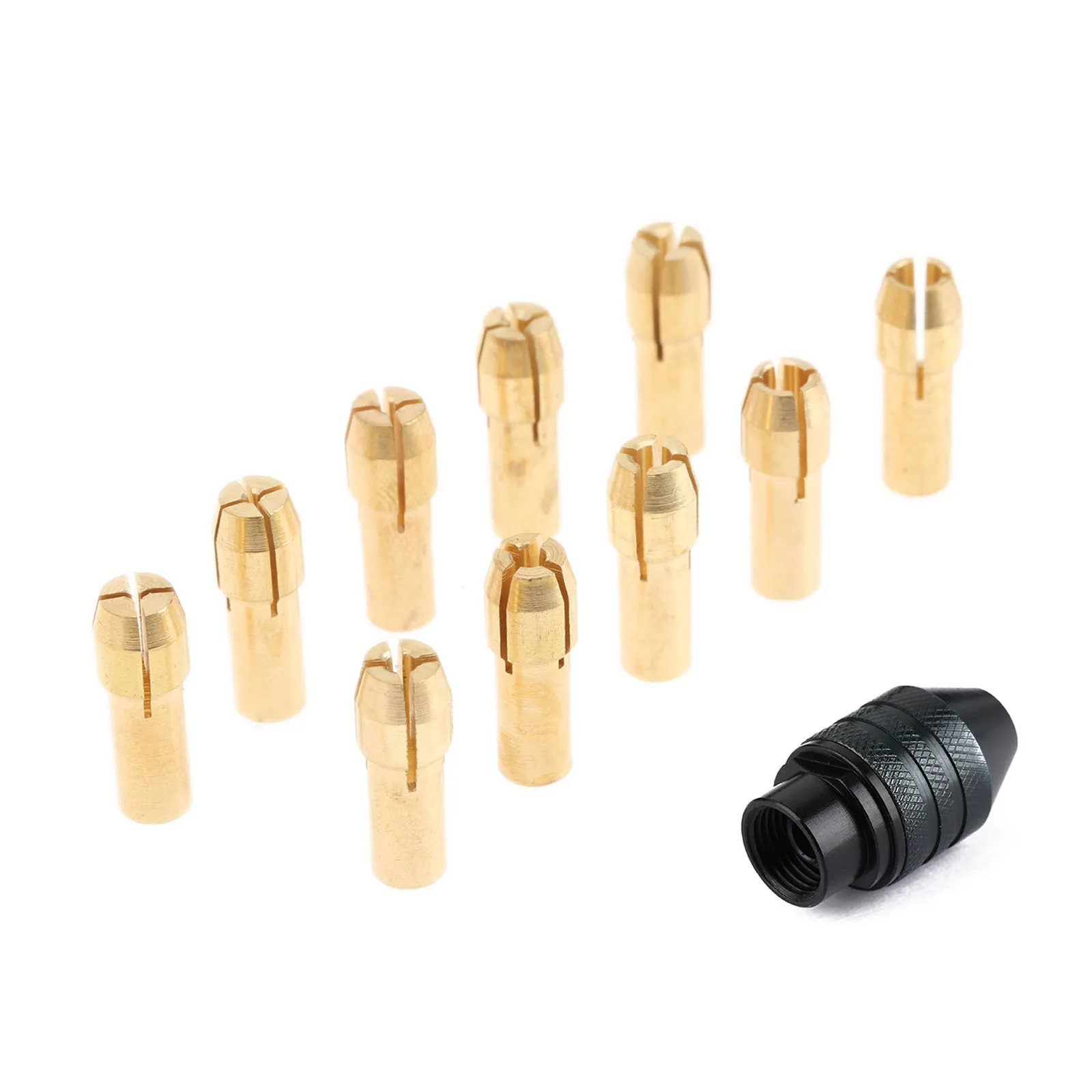 Brass Collet Chuck 0.5mm-3.2mm 4.8 mm Tige /& longue queue Mandrin Outil Rotatif