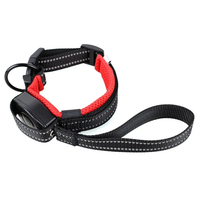 

Nylon Pet Dog Reflective Collar With Retractable Dog Leash Flexible Traction Rope Belt Collar Set For Small Medium Large Dog
