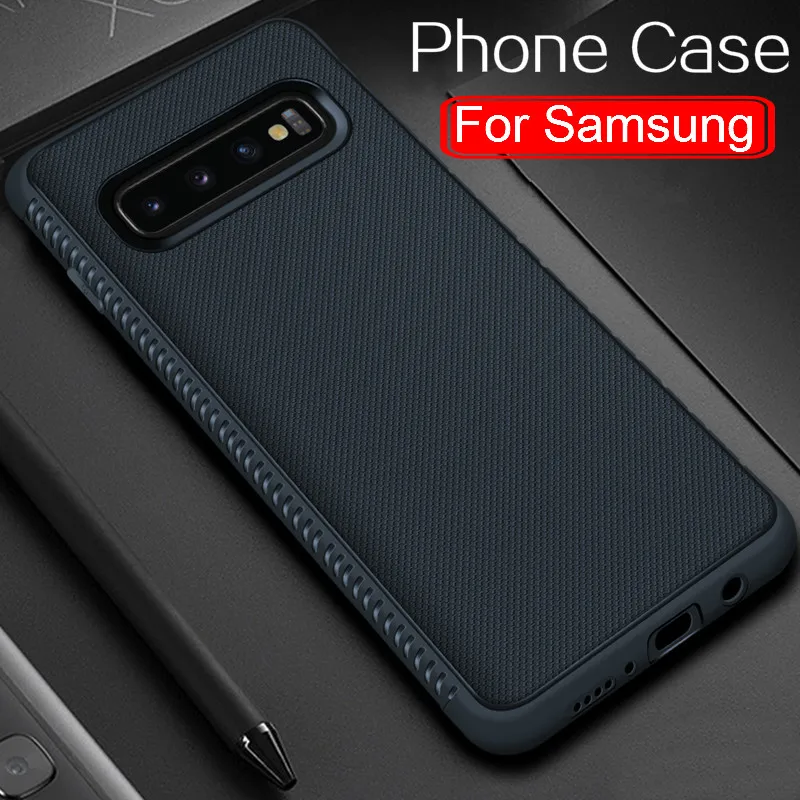 

Luxury Silicone Phone Case For Samsung Galaxy A7 2018 A750 S10e S10 S9 S8 Plus A30 A50 A40 A70 A10 A20 M20 M30 Back Cover Coques