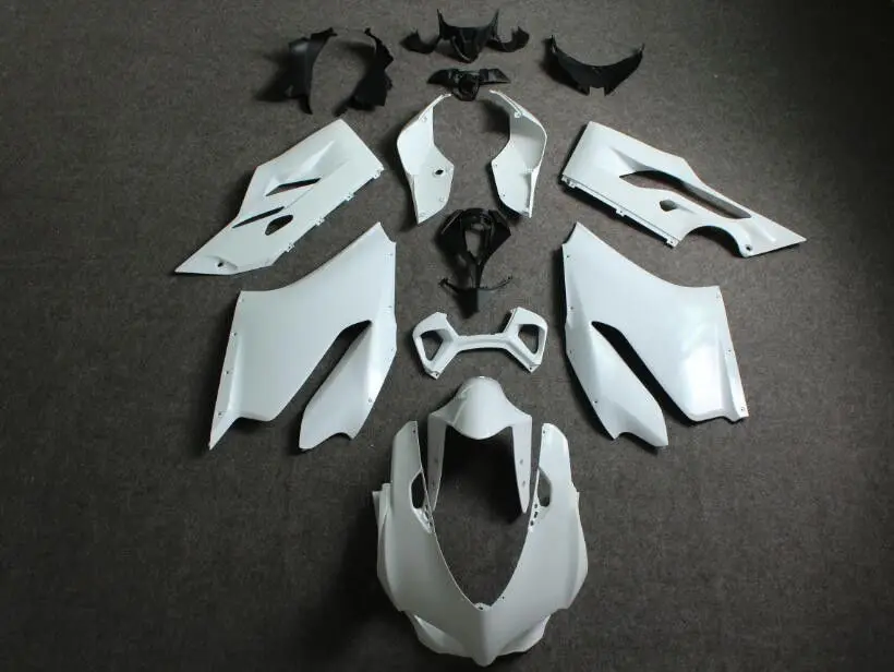 

Motorcycle White Injection Bodywork ABS Plastic Fairings Kit For Ducati 1199 899 Panigale 2012 - 2014 Body Work Fairings Set