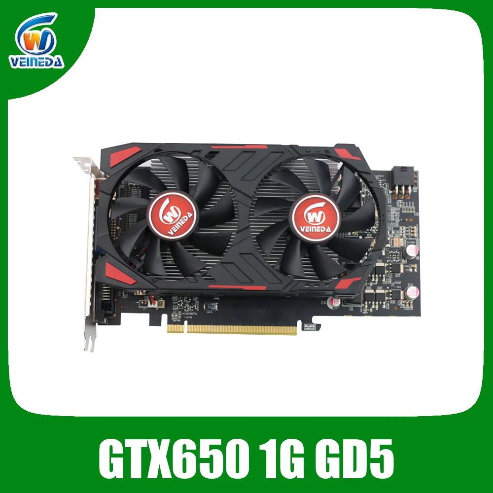 

Veineda video graphics card Original GTX650 GPU 1GB GDDR5 128BIT VGA Card for nVIDIA PC gaming Stronger than GT630 ,GT730