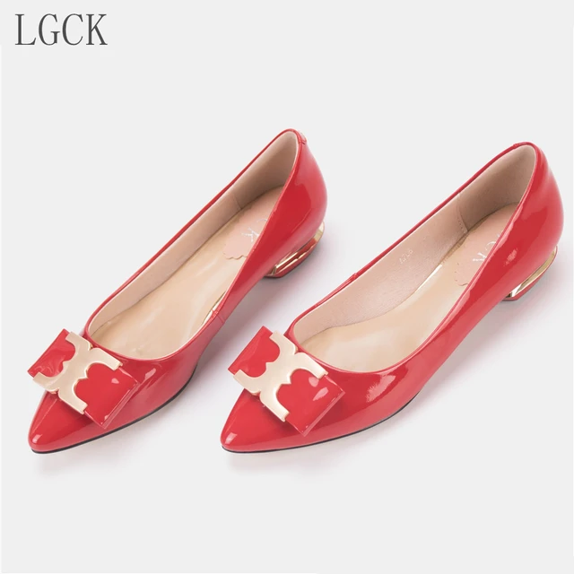 $US $56.61 Plus Size 34-43 Genuine Leather Women Shoes Patent Leather Woman Single Shoes Shallow Round Tow Spring Autumn Contracted