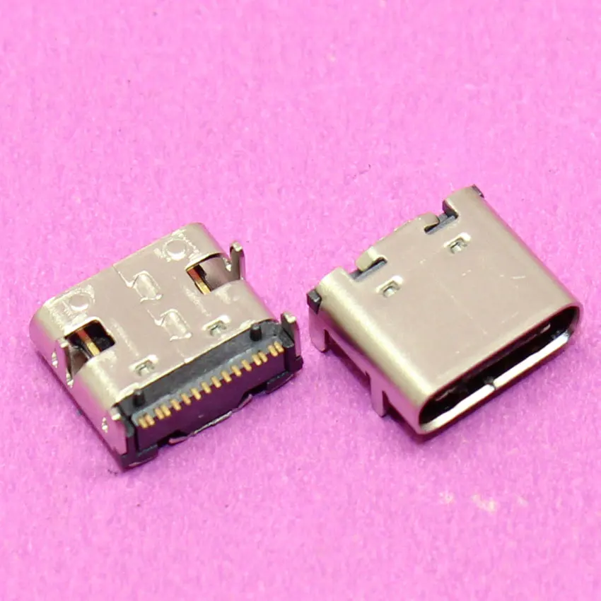 Usb 3.1 نوع يوشى-c 12pin الإناث موصل شحن ميناء شحن المقبس السحب قدم المكونات
